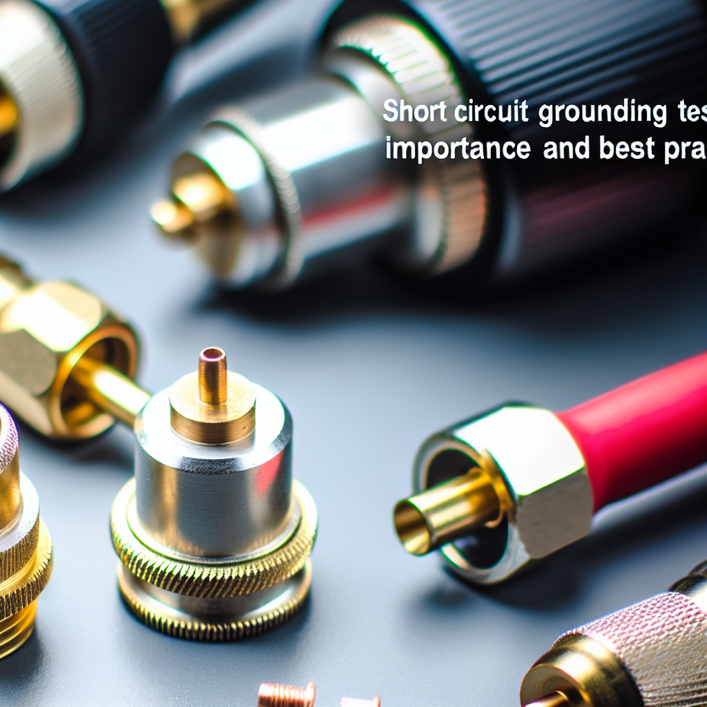 Short Circuit Grounding Test Importance and Best Practices