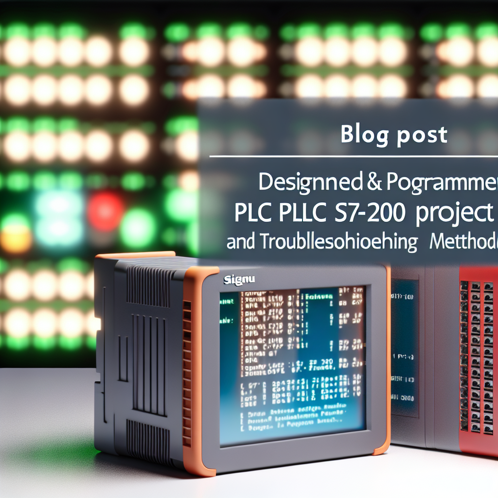 S7-1200 PLC Project Design, Programming, and Troubleshooting